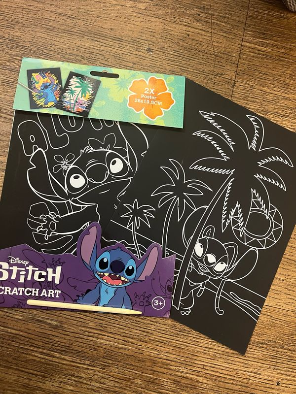Stitch Scratch Art - Twin Set