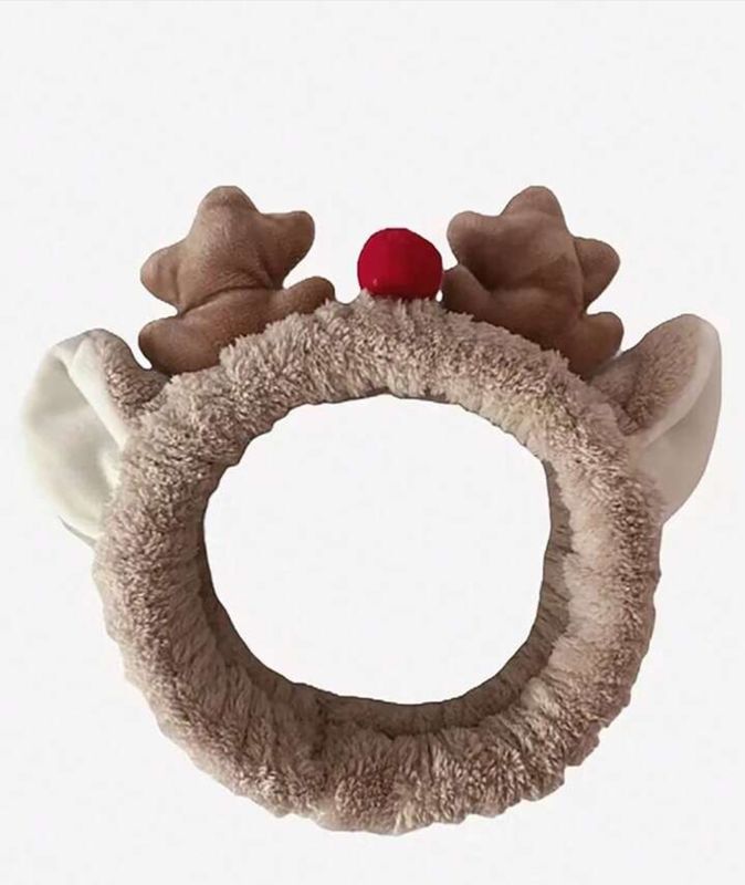 Reindeer fluffy headband 