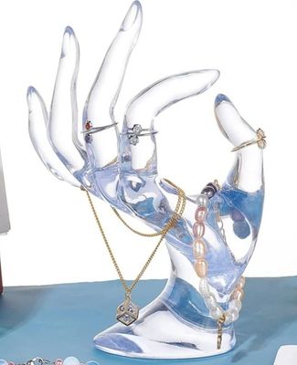Acrylic hand jewellery holder