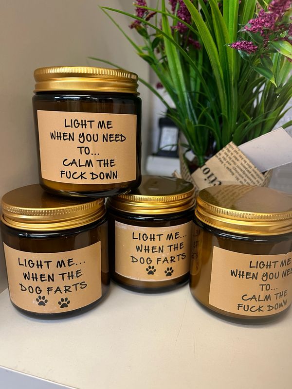 Light Me When The Dog Farts - Candle