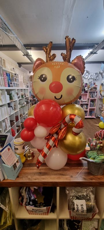 Reindeer balloon stack