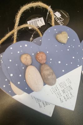 Love you to the moon heart