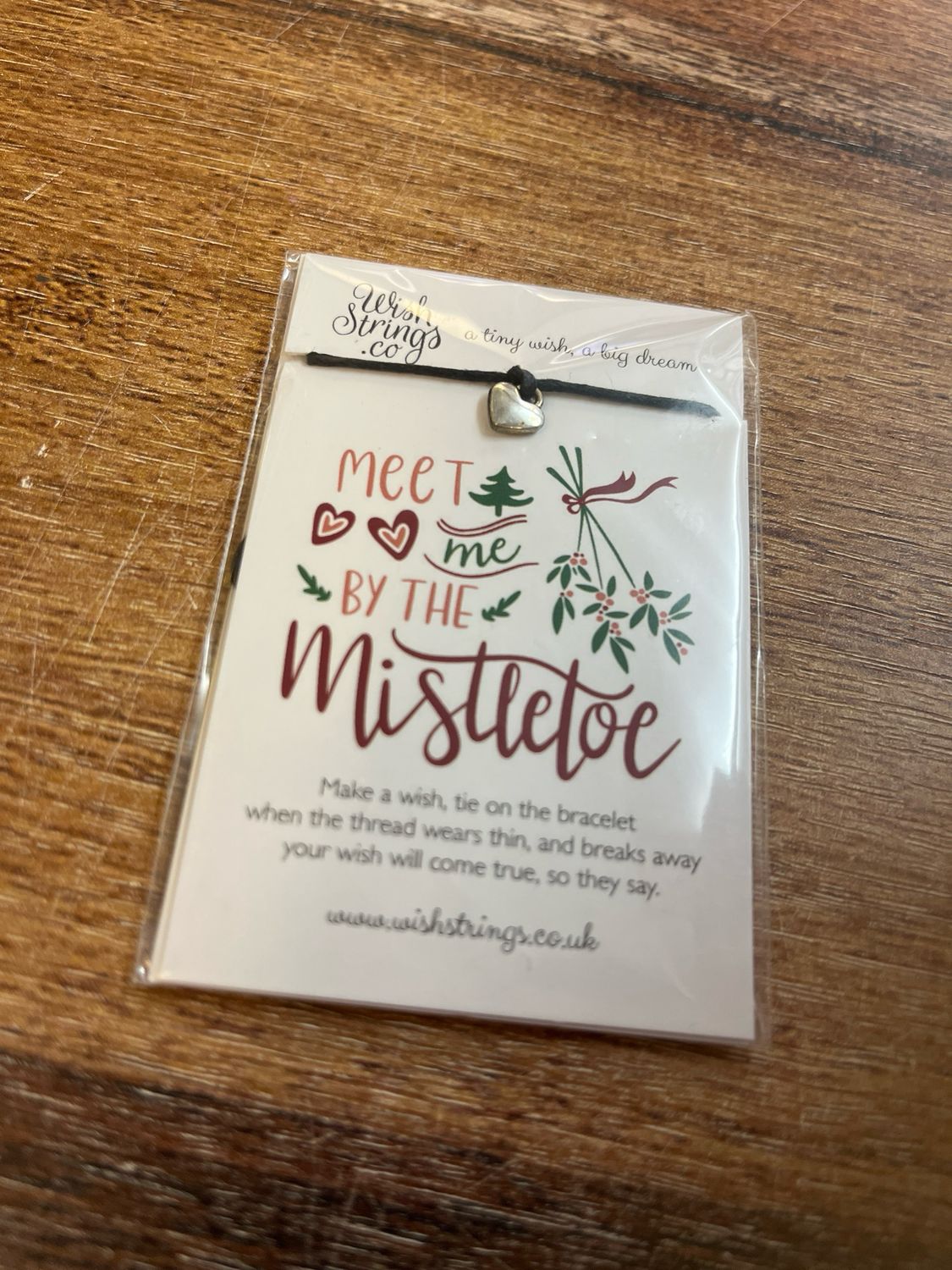 Meet Me At The Mistletoe Wish Bracelet