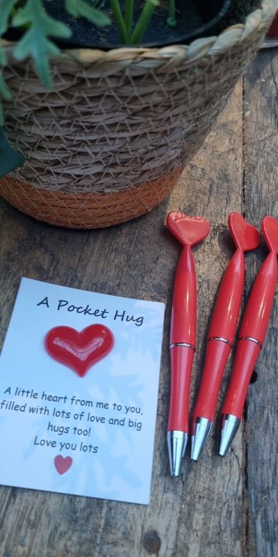 Valentines heart pen
