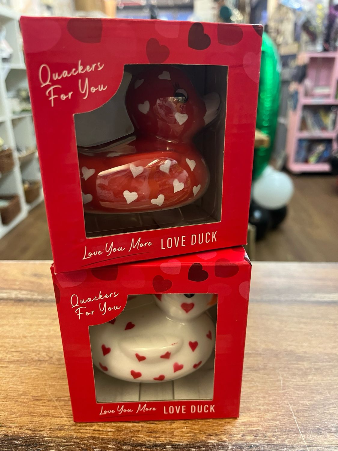 Heart Printed PVC Duck