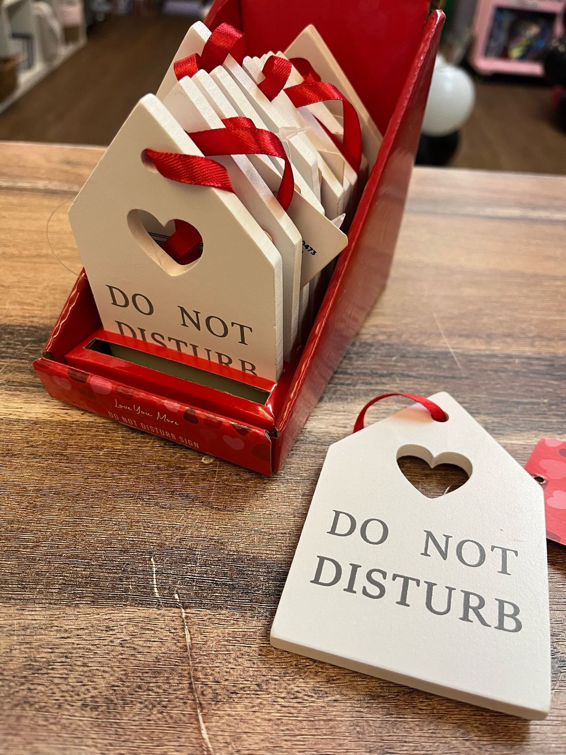 Hanging Wooden Sign - Do Not Disturbed