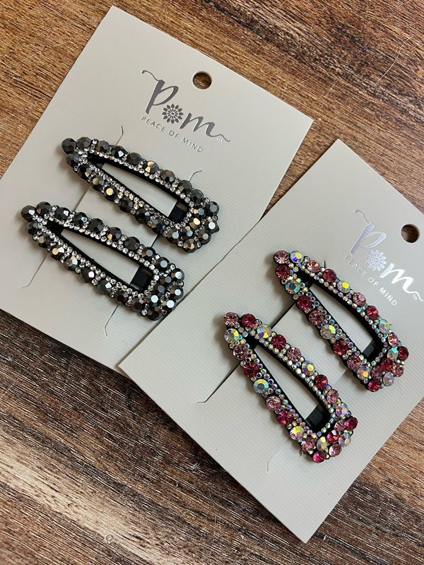 Pom Double Hair Clip