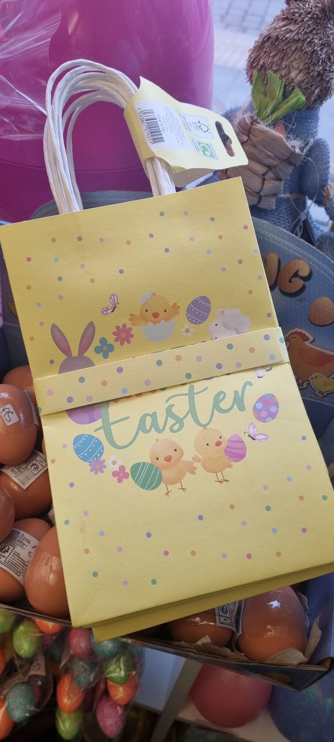 Easter paper gift treat bag pack of 6