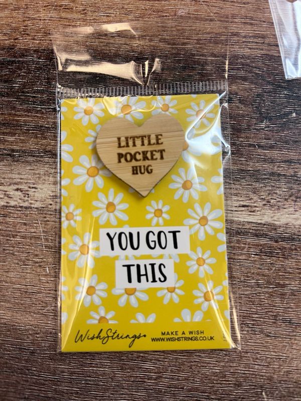You’ve Got This - Wish Strings Heart Pocket Hug