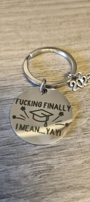 School.leaver keyring