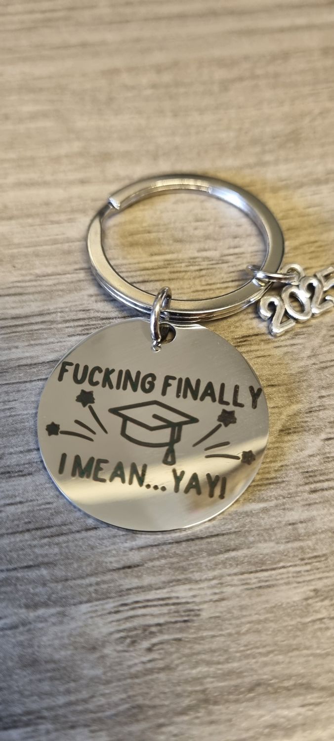 School.leaver keyring