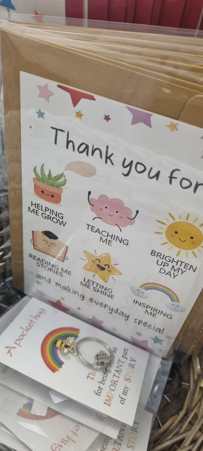 Teacher card, thank you 