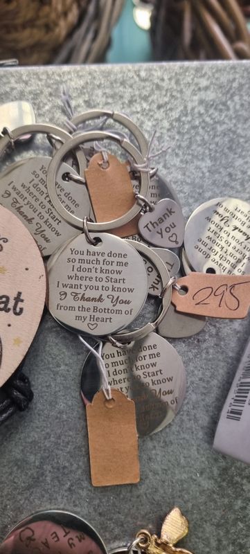 Thank you for being you keyring