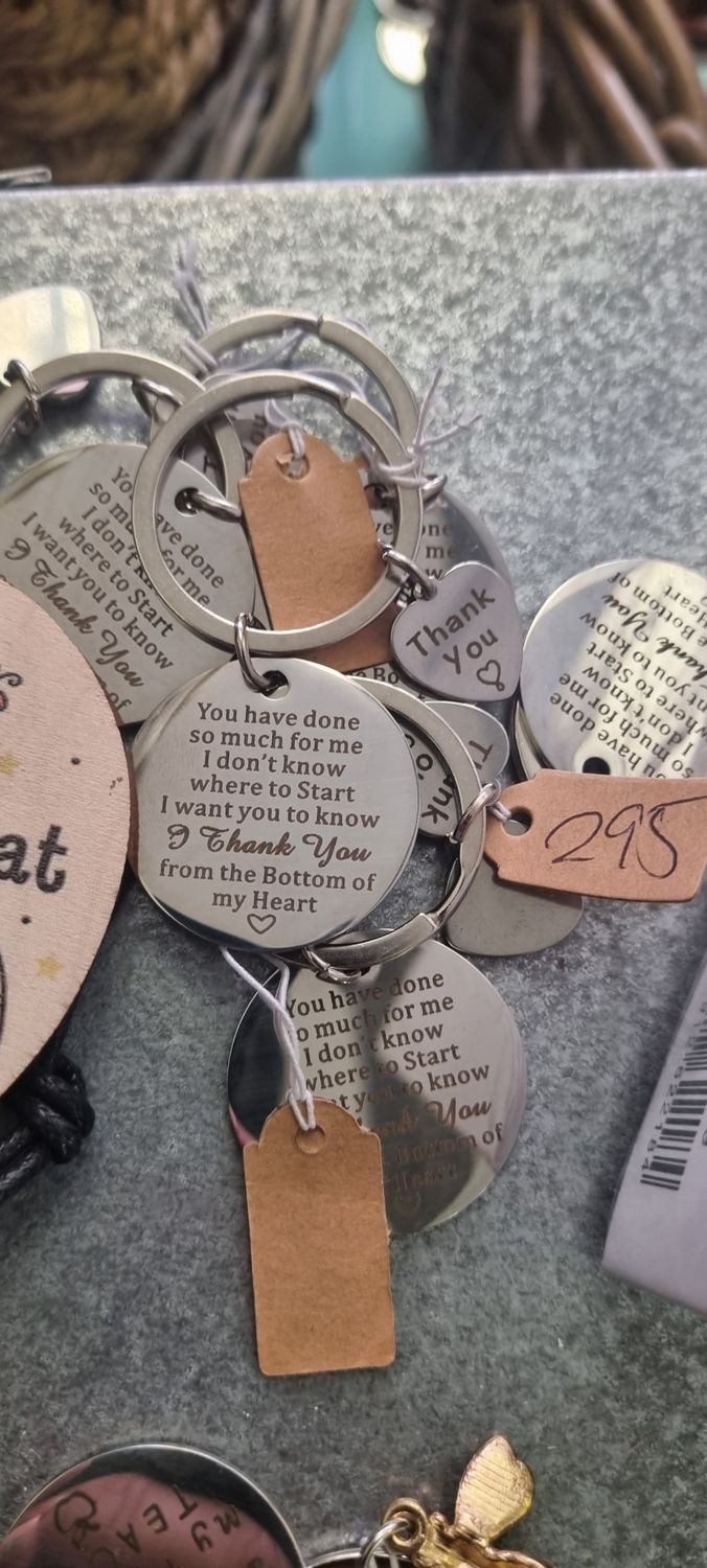 Thank you for being you keyring