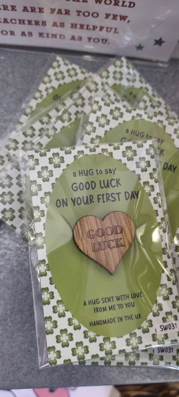 Good luck First Day charm