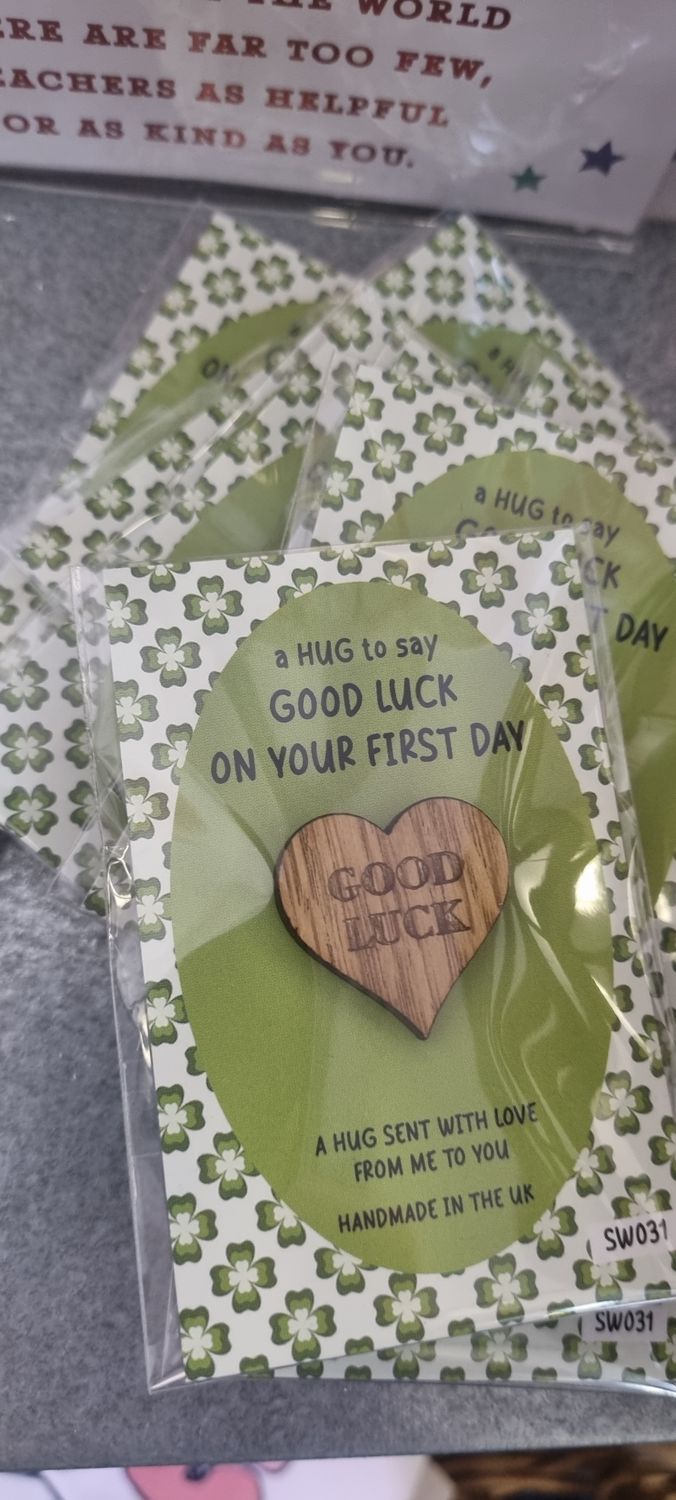 Good luck First Day charm