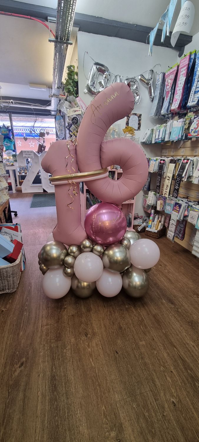 XL number display &amp; personalised Orbz