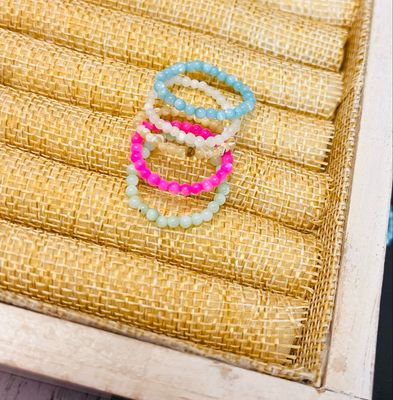 Kuala Beaded Rings … £2.95 Each Or 2 For £5