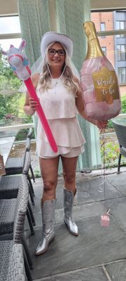 Bride to be bottle balloon 