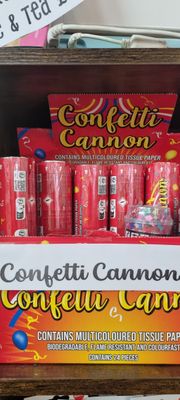 Party confetti cannon