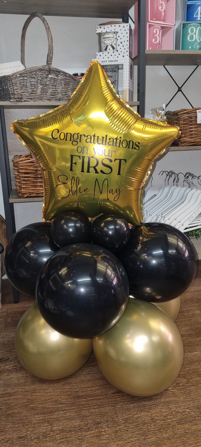 Personalised Star Balloon coloum