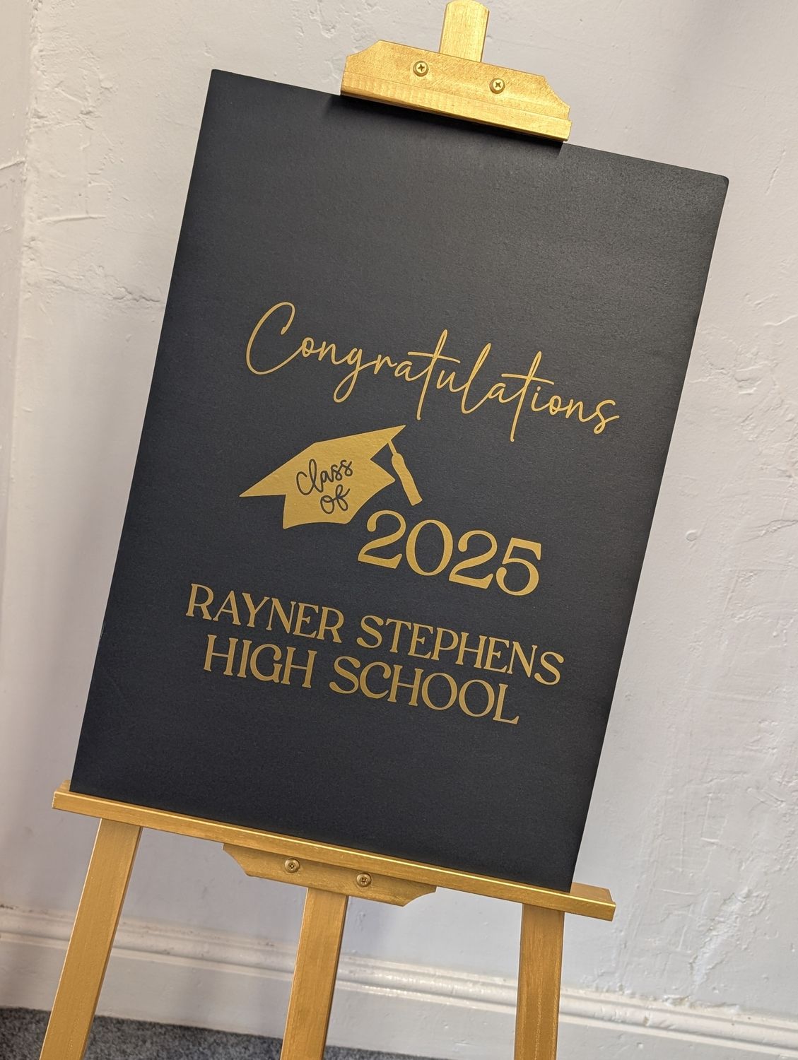 Easel printed A3 board