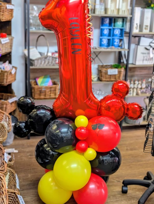 Mickey mouse balloon tower, any age 