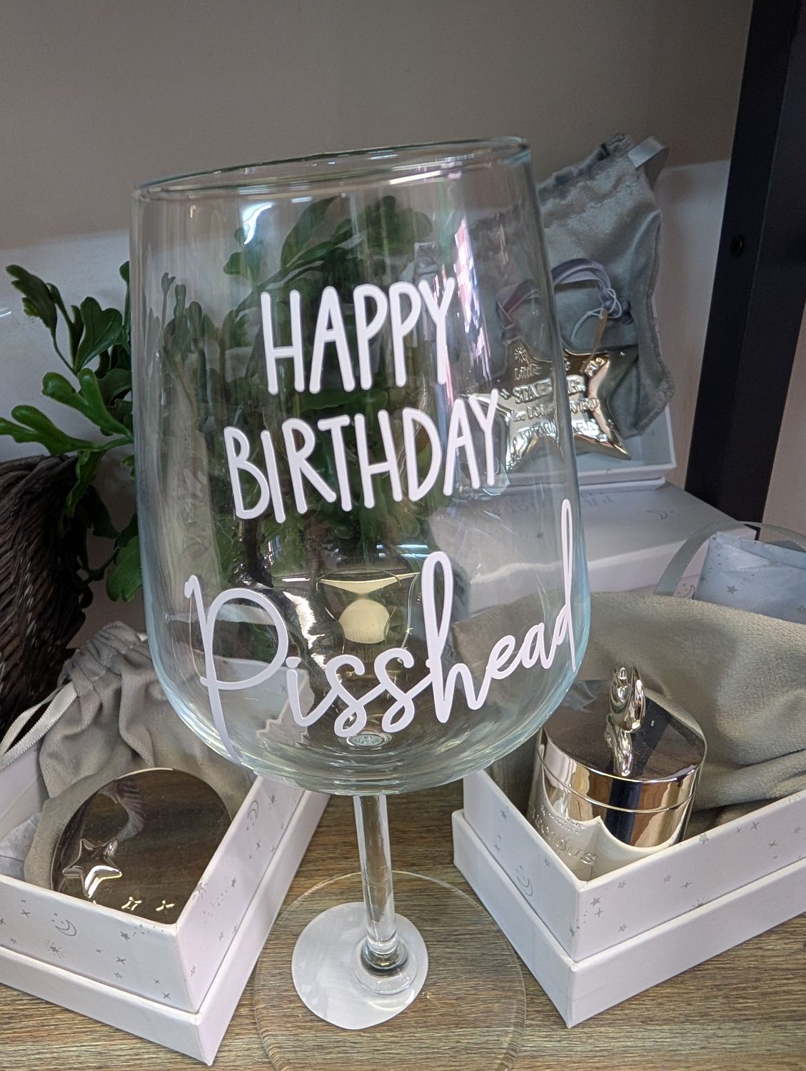 Wine Glass Personalised 