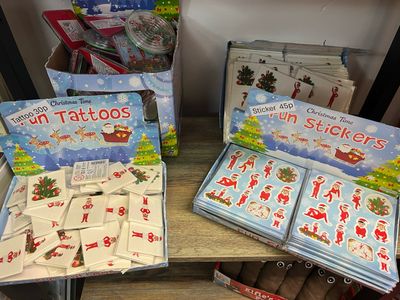 Elf Maze Puzzle / Stickers / Tattoos