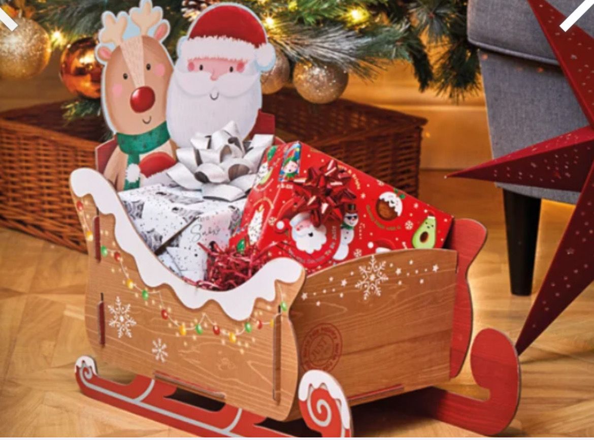 Gingerbread Or Merry Christmas Sleigh