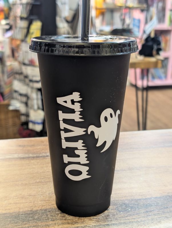 Personalized Halloween cup