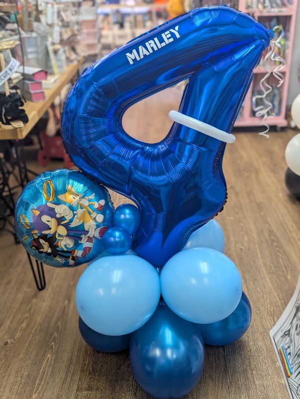 Sonic number balloon