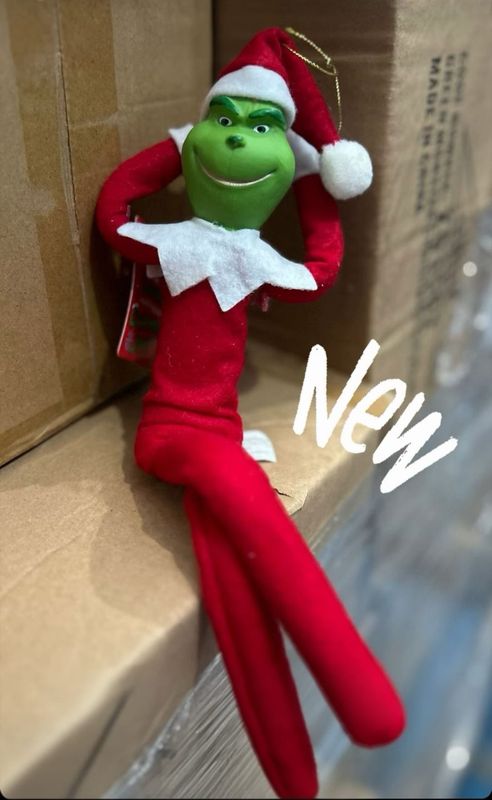 Uncle Bills Green Monster Christmas Elf 32cm grinch