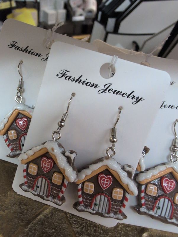 Reindeer, Santa, tree, gingerbread Earrings