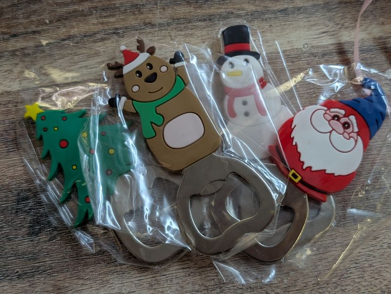 Christmas magnetic bottle opener