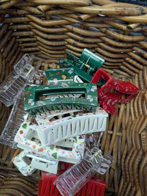 Christmas hair clip