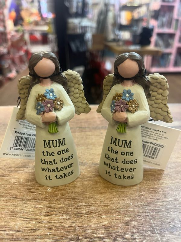 Mum Angel Ornament - Mum The One That Does Whatever It Takes