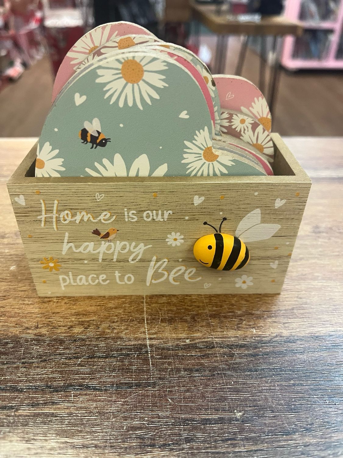 Happy Bee Coaster