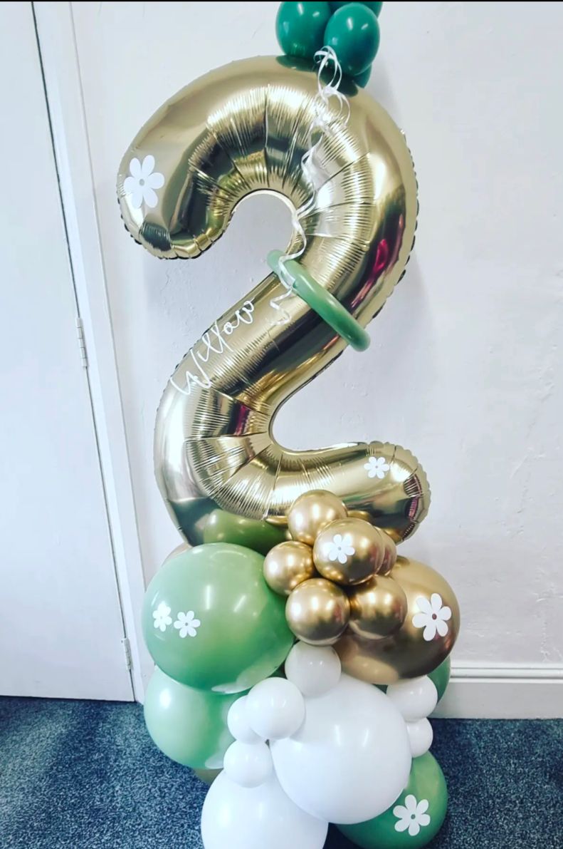 Daisy&#39;s flower balloon coloum