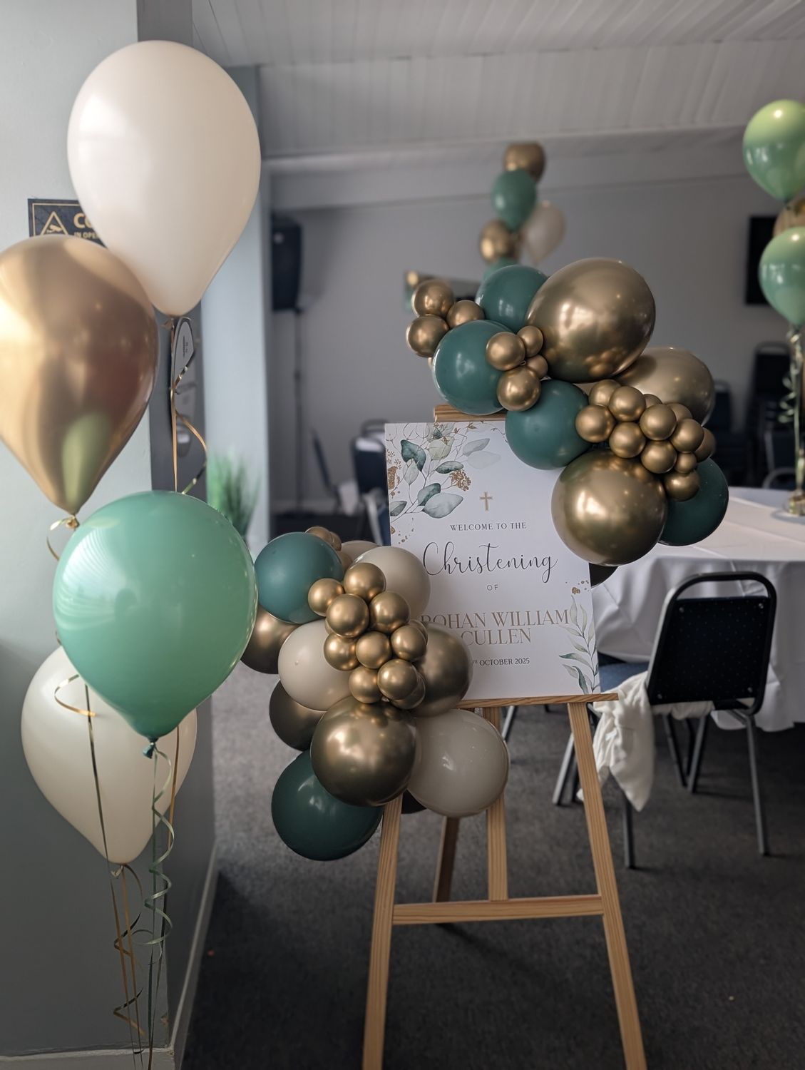 Small Balloon Easle Cluster