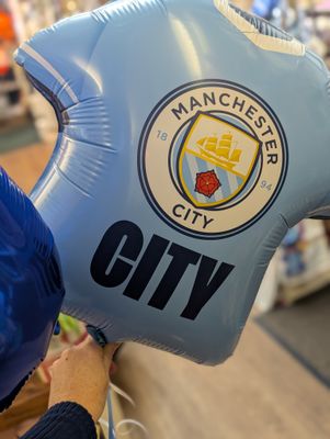 Manchester city foil balloon