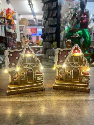 Gingerbread House With LED Lights