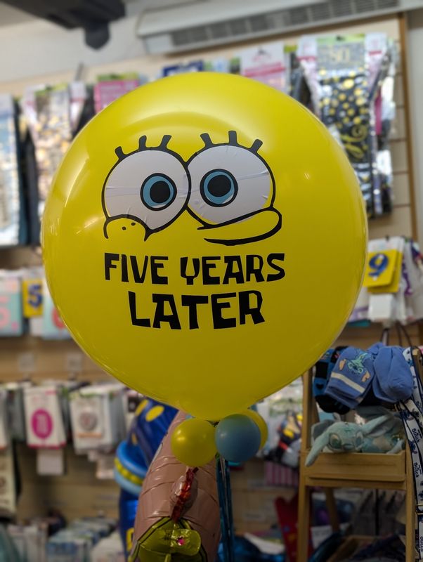 Sponge bob huge latex balloon 