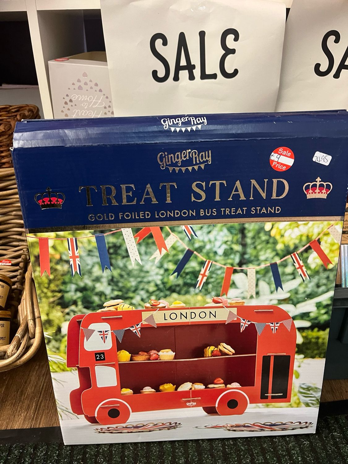 London Red Bus Cake Stand By Ginger Ray