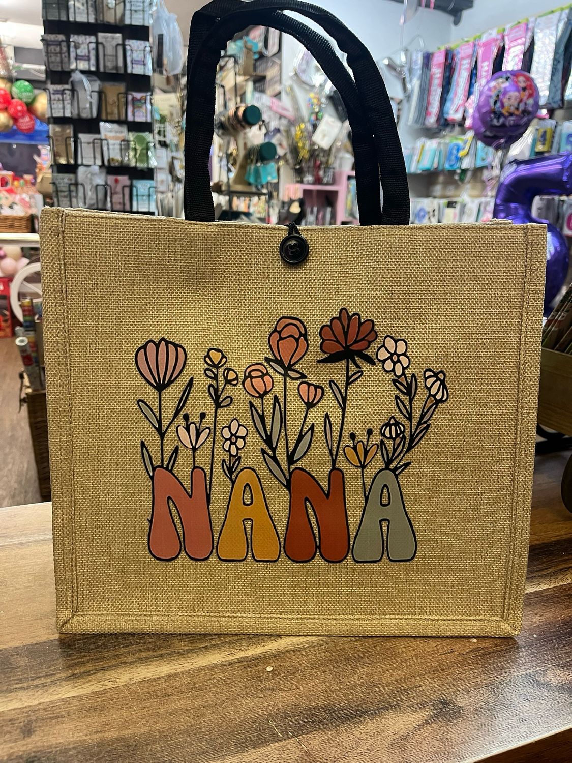Nana Hessian Shopper Bag