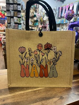 Nana Hessian Shopper Bag