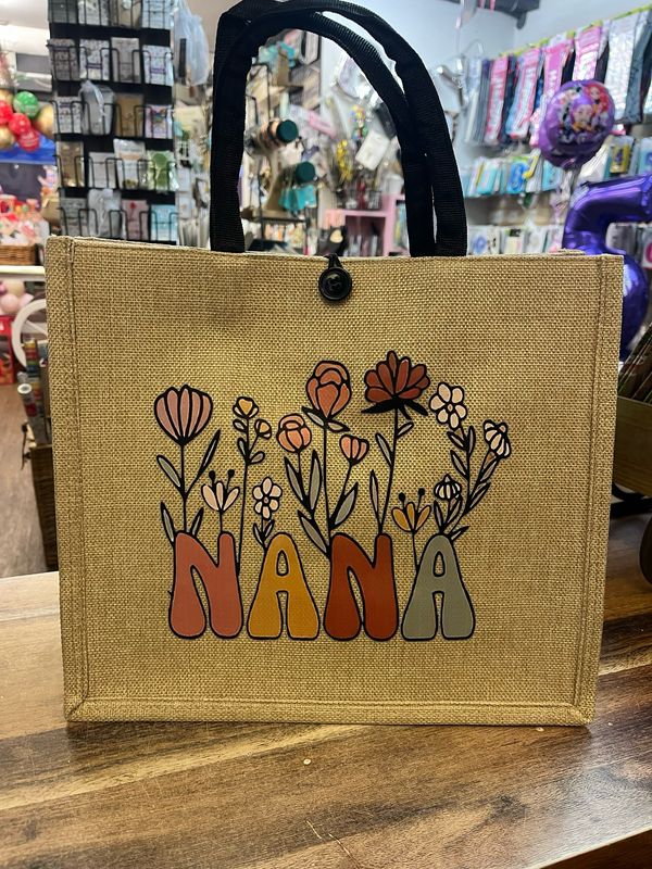 Nana Hessian Shopper Bag