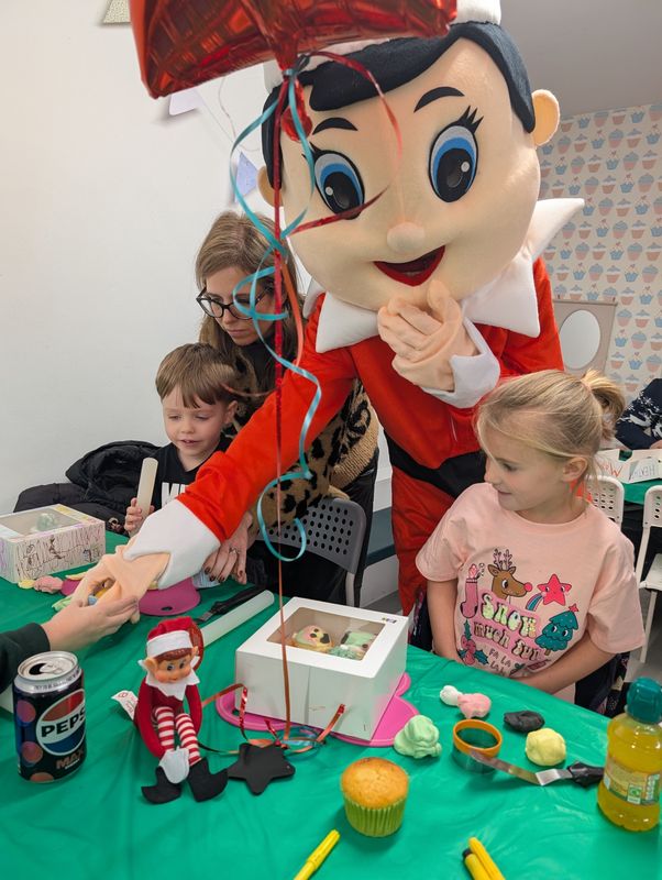 Elf themed cupcake Decorating workshop (13.95 , £5 deposit)