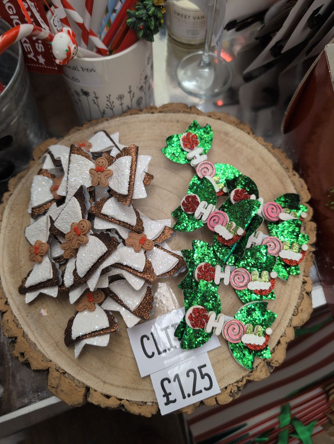 Christmas hair clip 