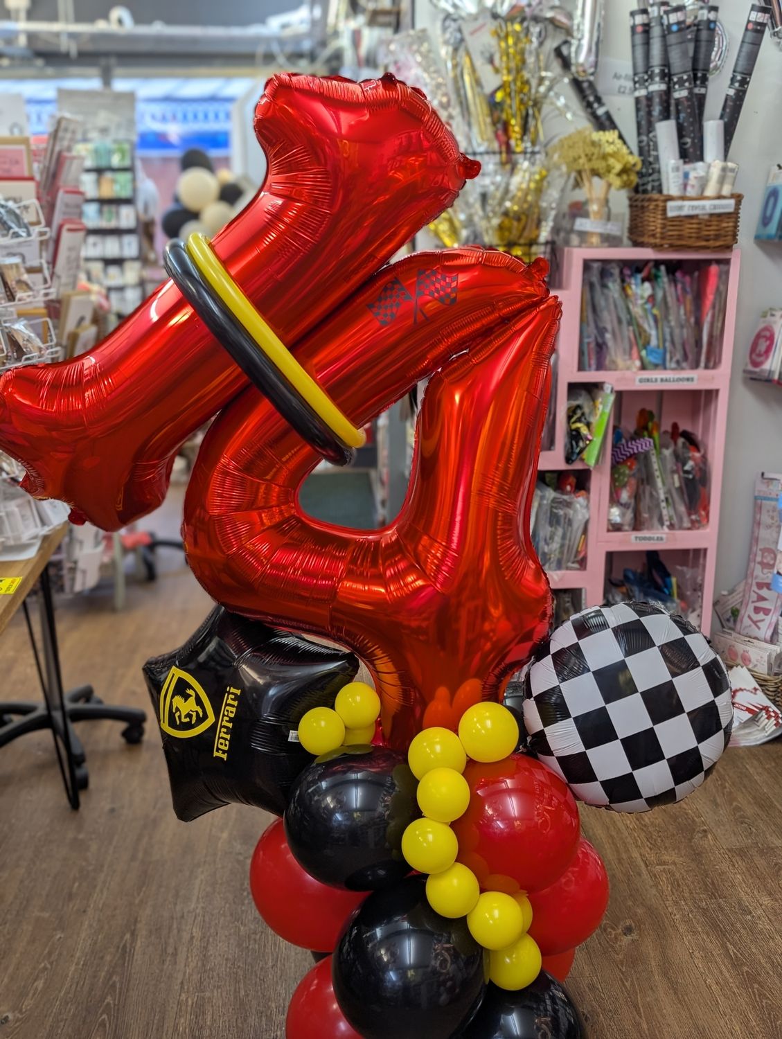 Ferrari age balloon coloum